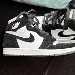 Jordan High-Top Sneakers Black and White